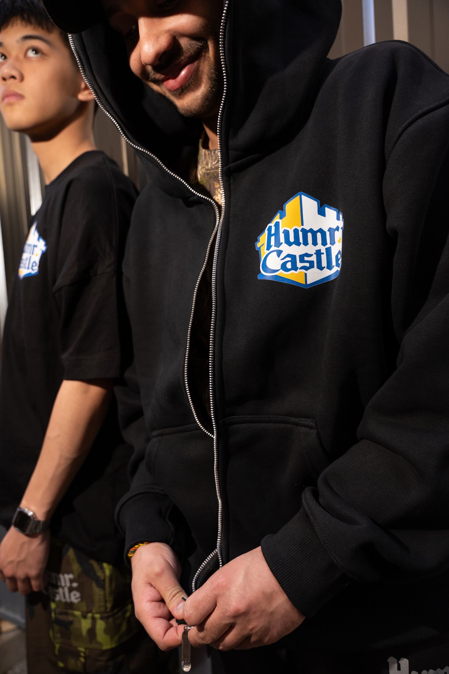 Castle Humr. Fullzip Hoodie Black