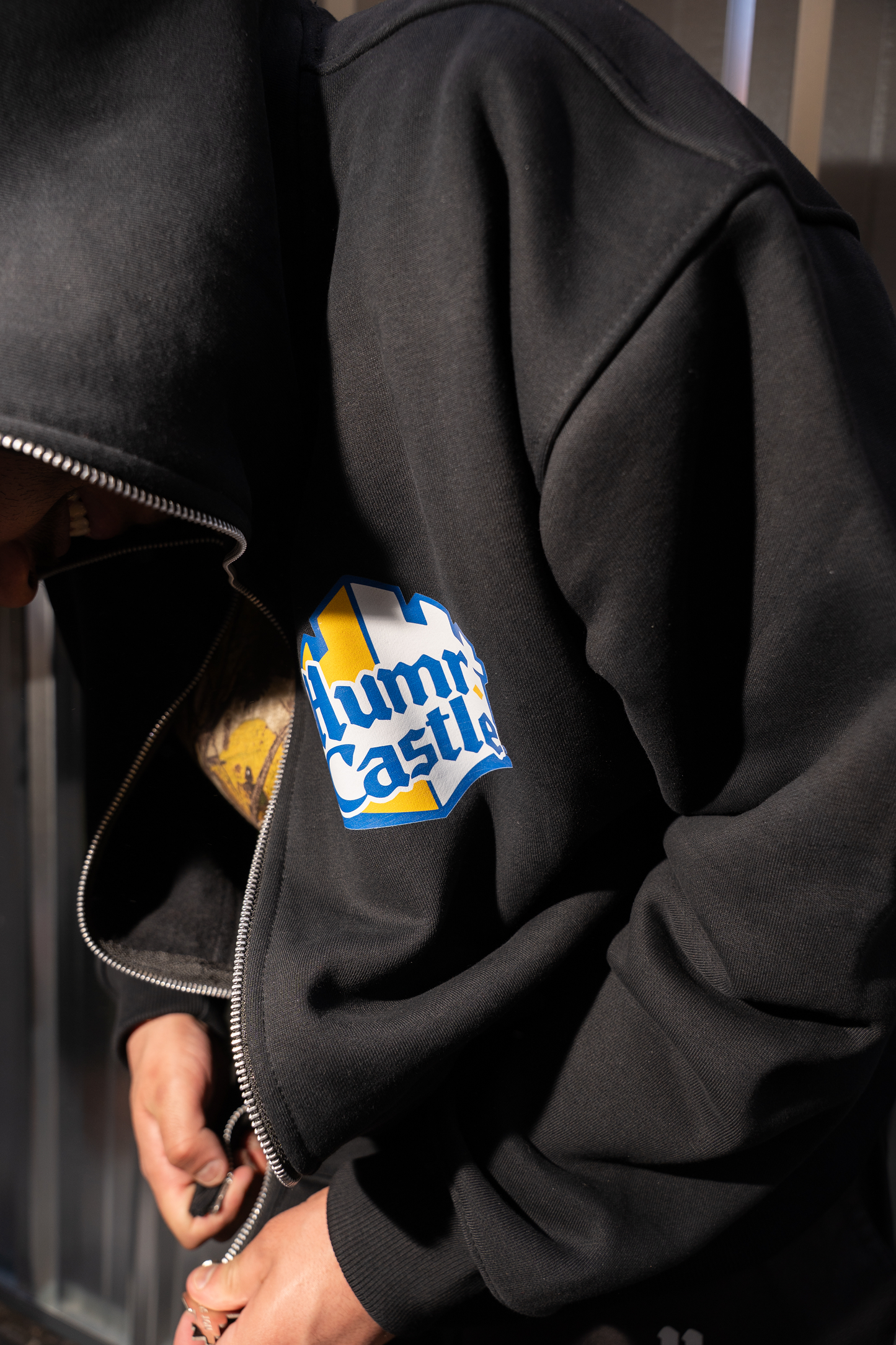 Castle Humr. Fullzip Hoodie Black