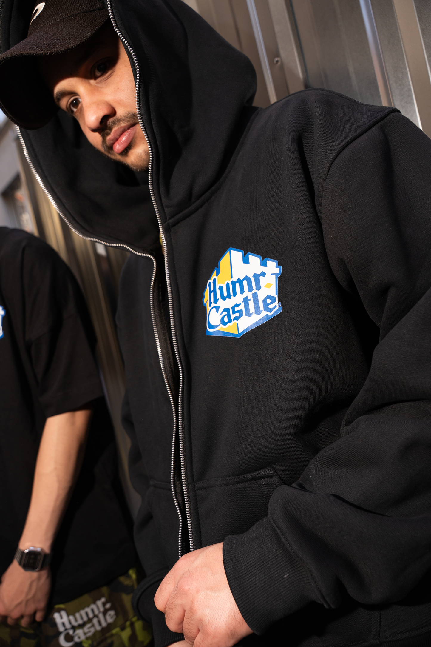 Castle Humr. Fullzip Hoodie Black