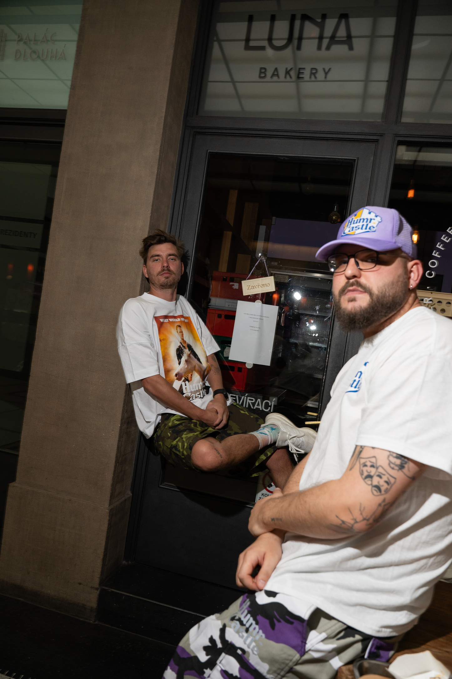 Humr. Castle Trucker Hat Violet