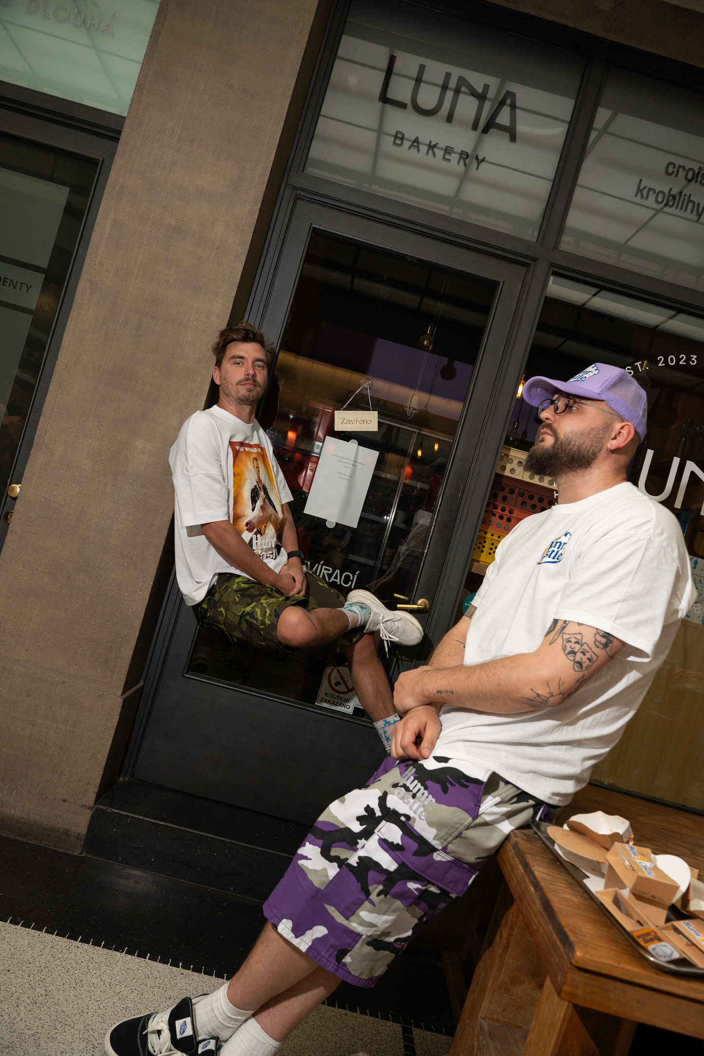 Humr. Castle Trucker Hat Violet