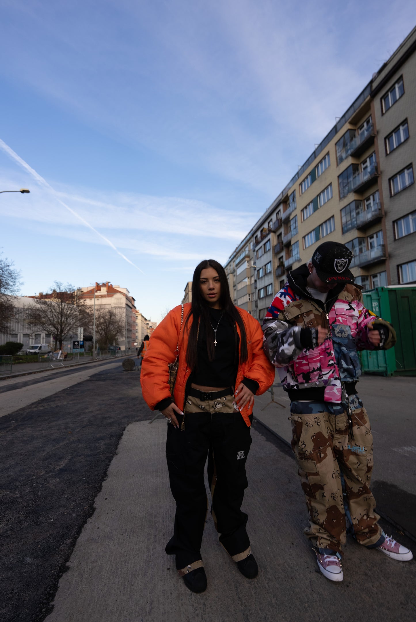 Reworked Double Cargo Pants 2.0 Desert/Black