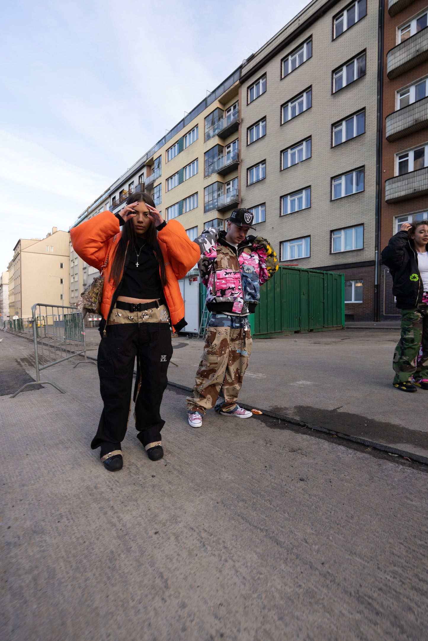 Reworked Double Cargo Pants 2.0 Desert/Black