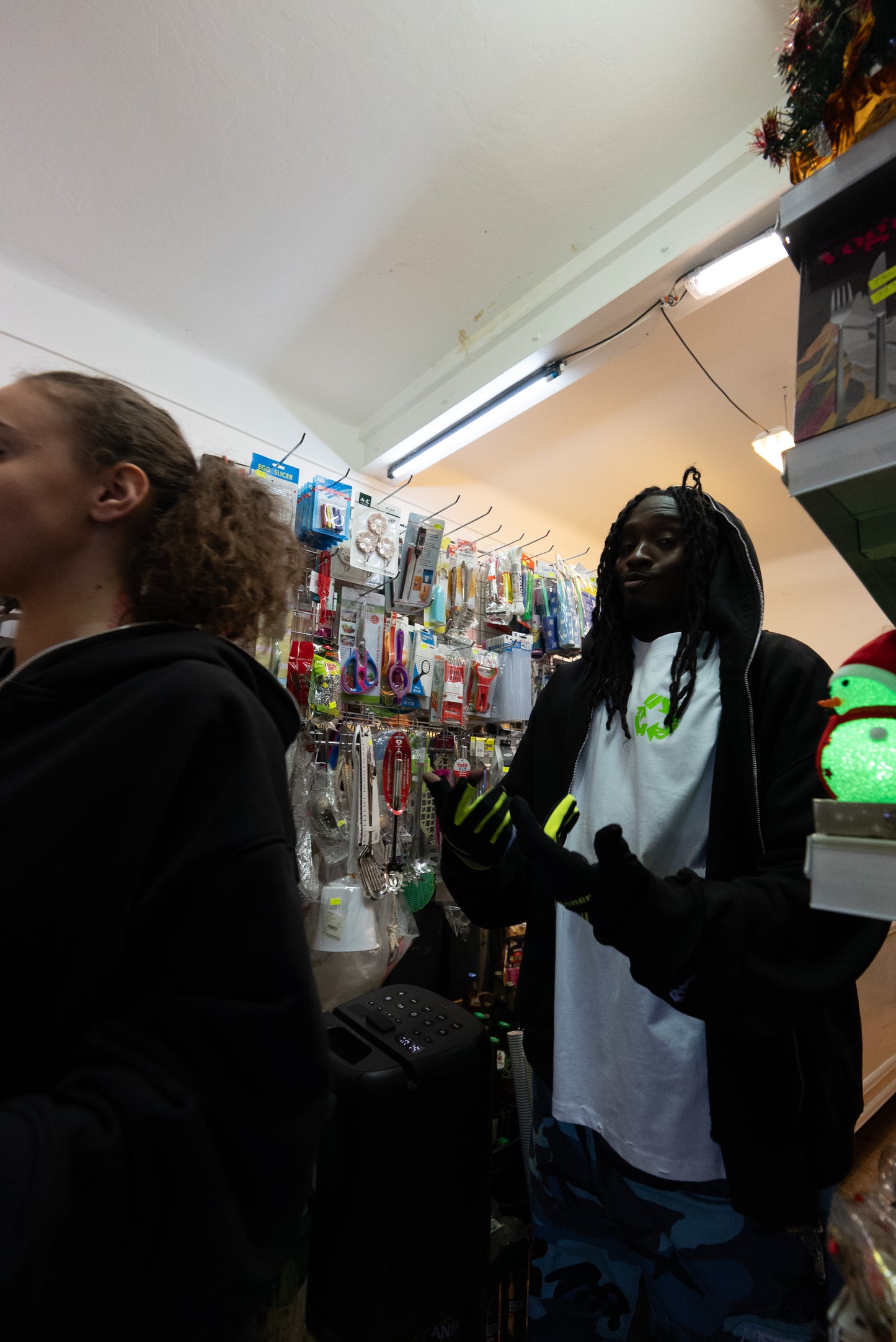 Reworked Double Cargo Pants 2.0 Woodland/Blue