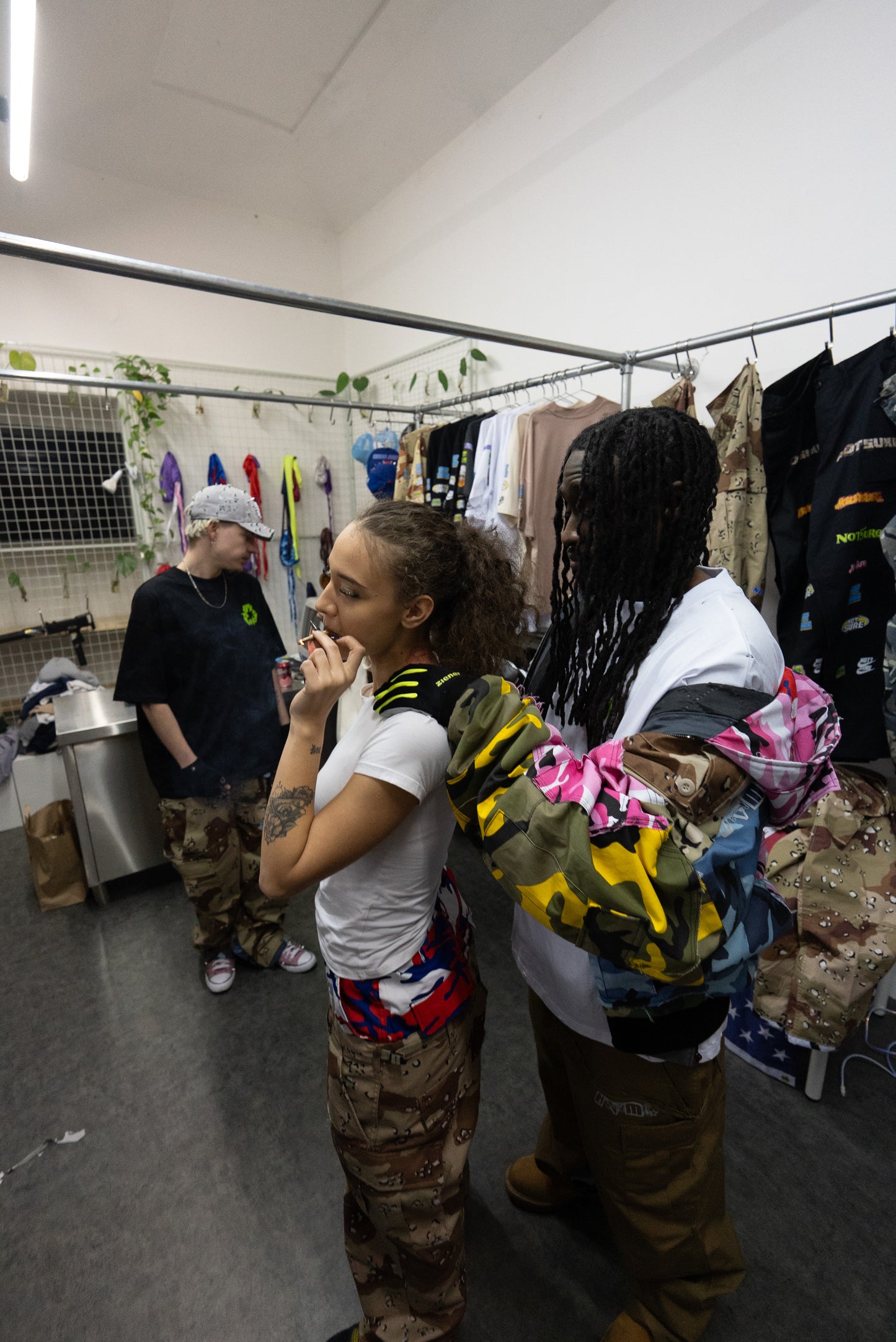 Reworked Double Cargo Pants 2.0 Blue/Beige