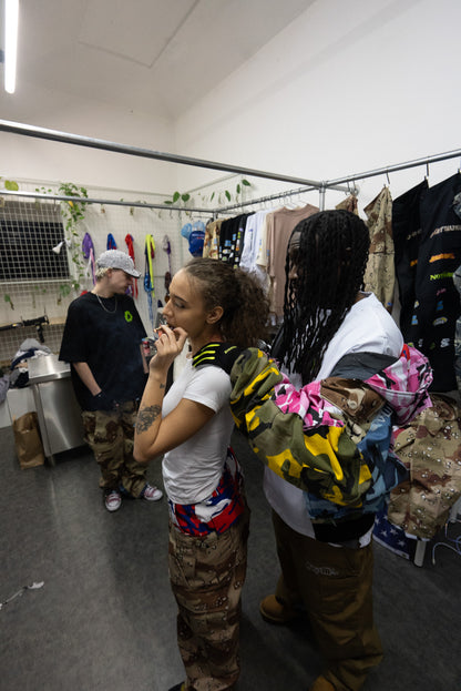 Reworked Double Cargo Pants 2.0 Blue/Beige