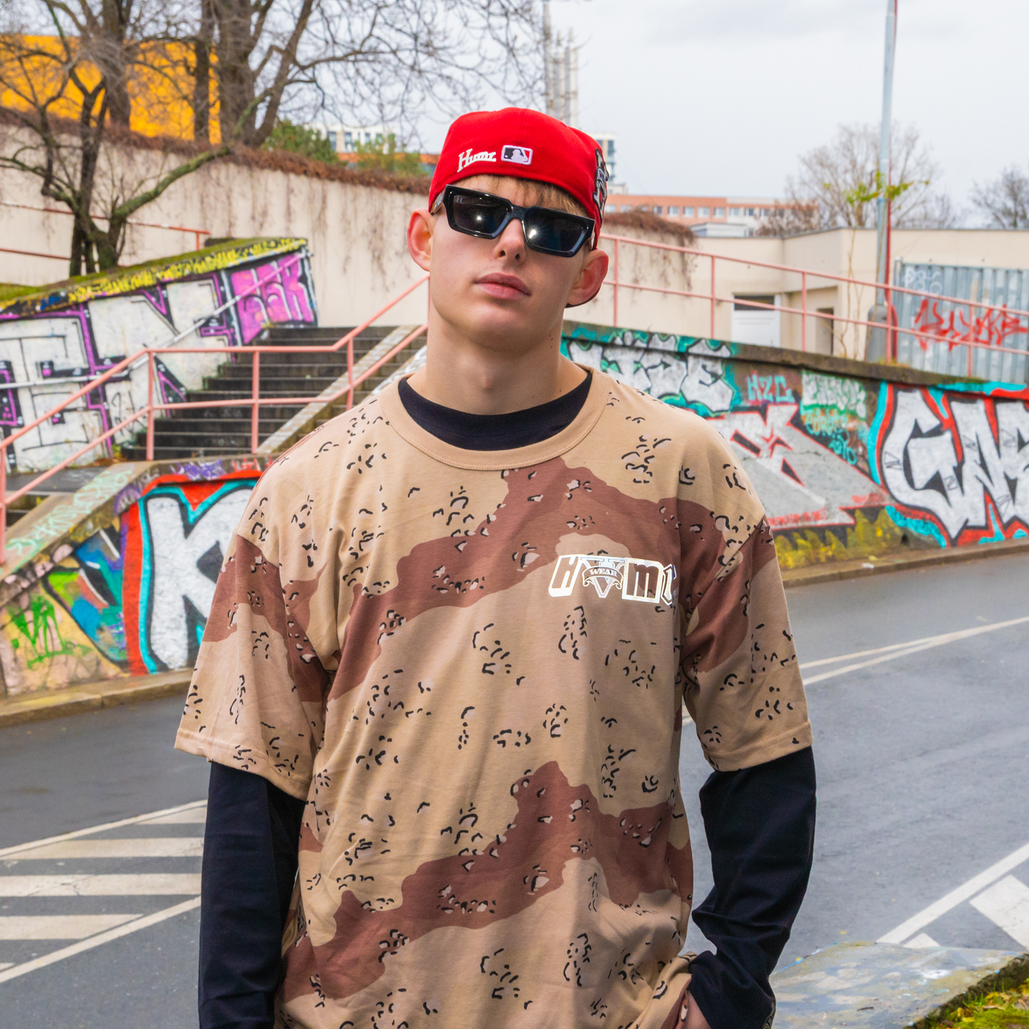 Grand Theft Humr Tee Desert Camo