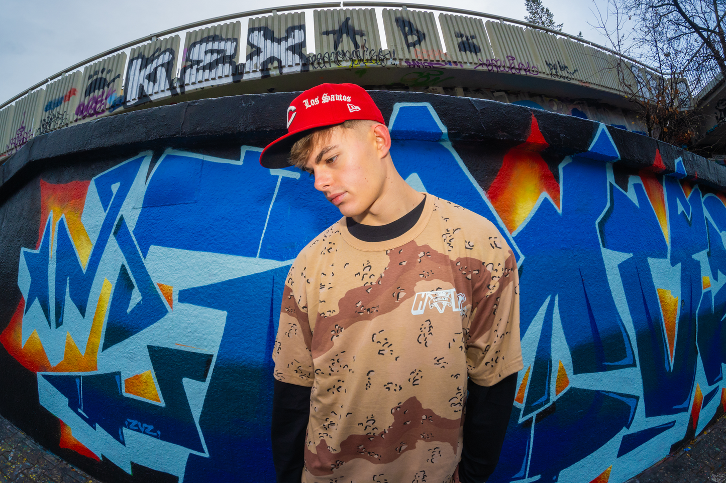 Grand Theft Humr Tee Desert Camo