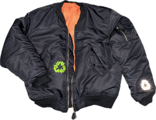 "Fly High" Jacket Green World - Black/Orange