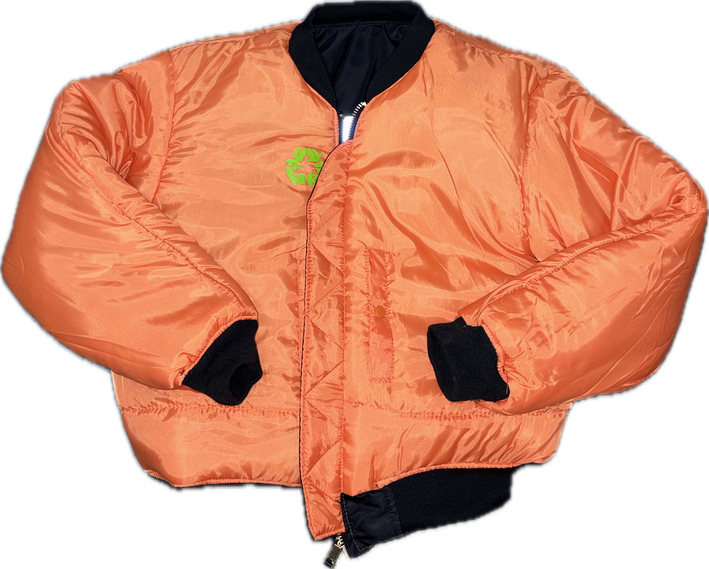 "Fly High" Jacket Green World - Black/Orange