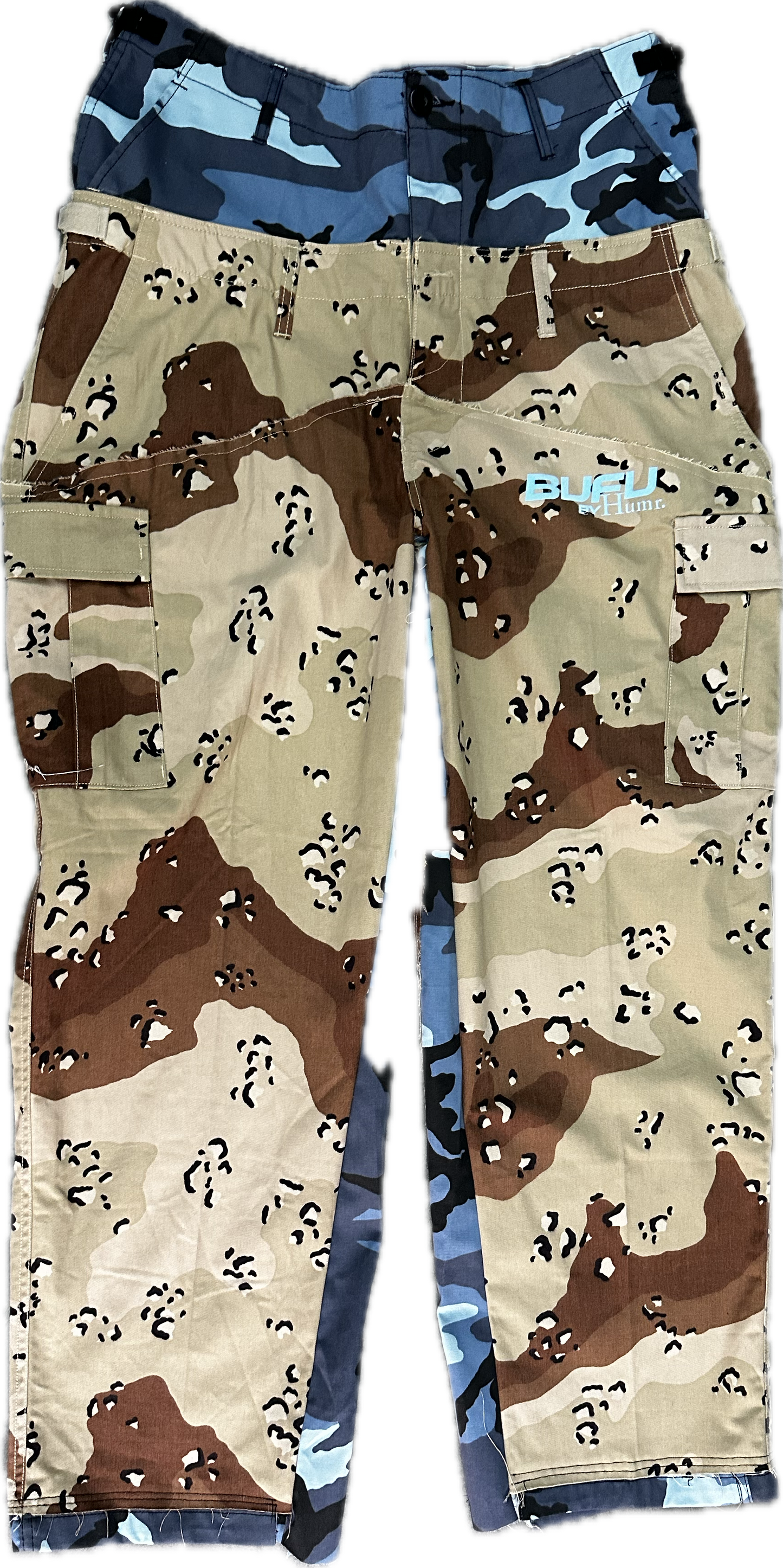 Reworked Double Cargo Pants 2.0 Blue/Desert