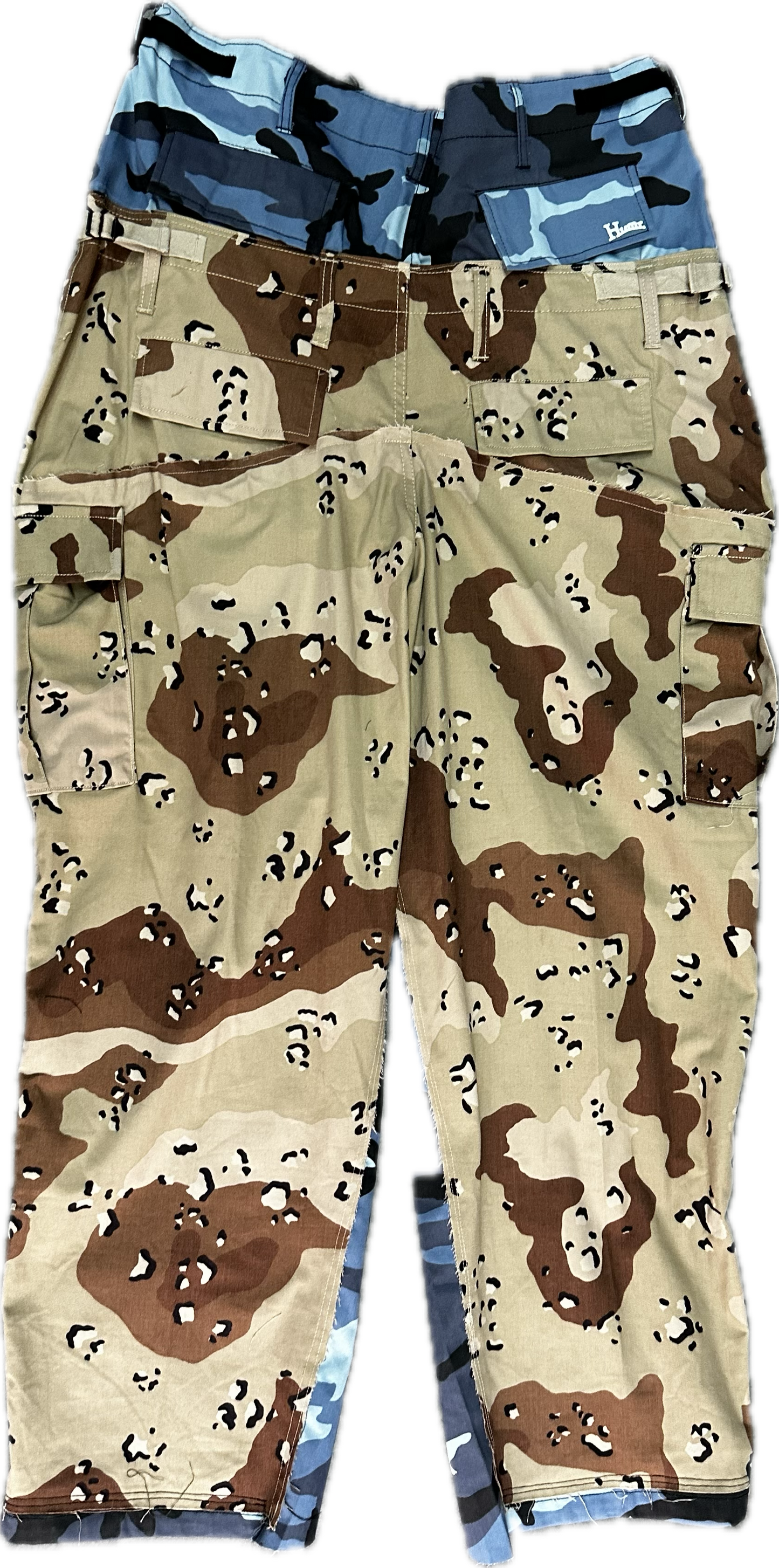 Reworked Double Cargo Pants 2.0 Blue/Desert