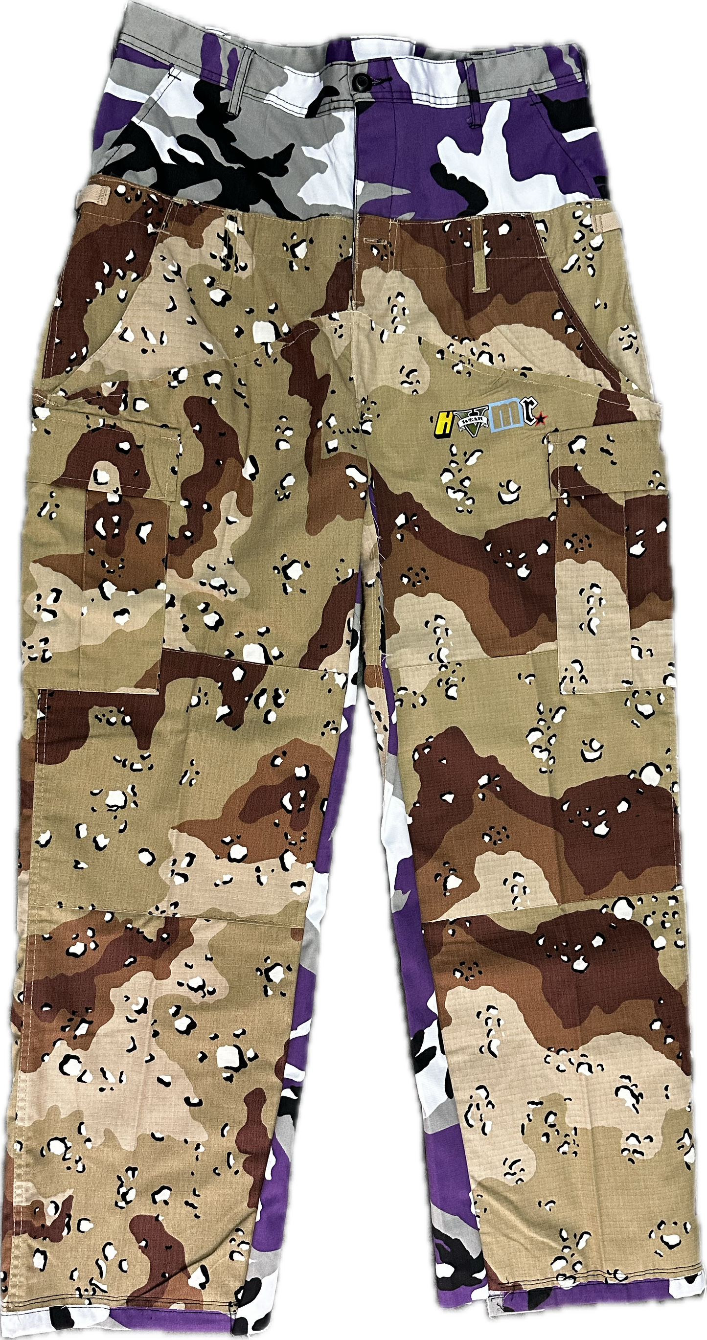 Reworked Double Cargo Pants 2.0 Purple/Desert