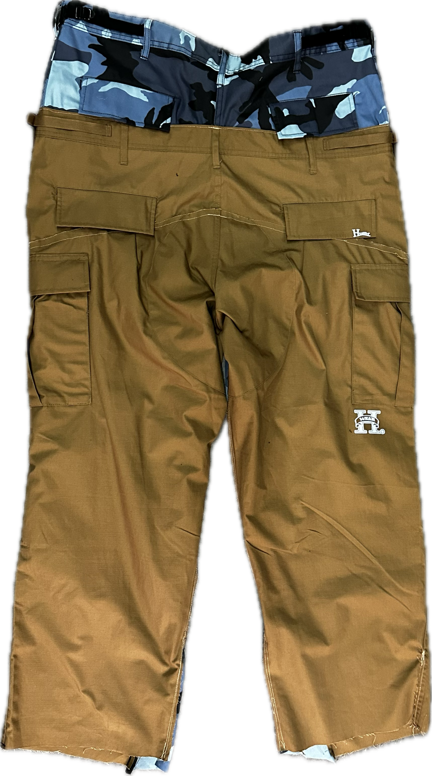 Reworked Double Cargo Pants 2.0 Blue/Beige