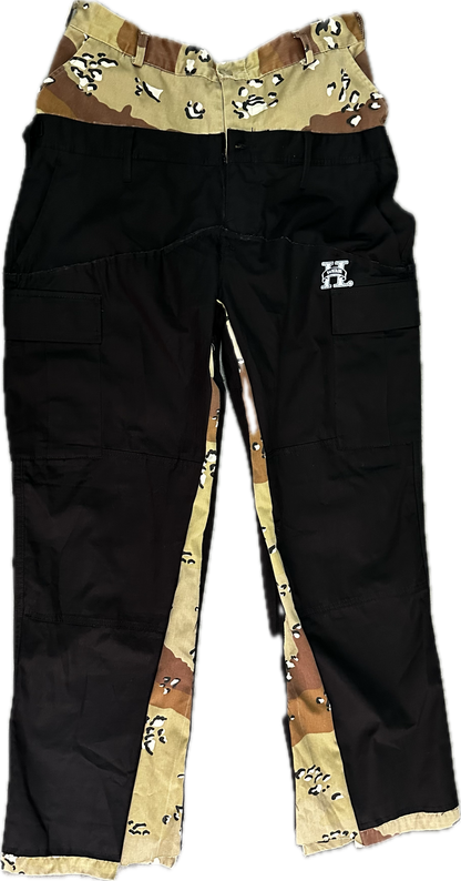 Reworked Double Cargo Pants 2.0 Desert/Black