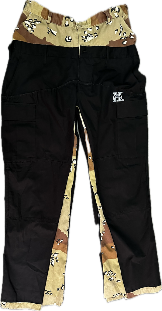 Reworked Double Cargo Pants 2.0 Desert/Black