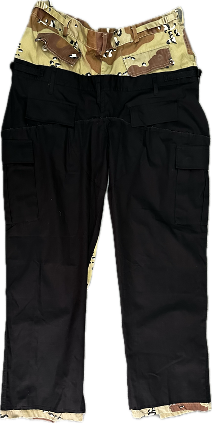 Reworked Double Cargo Pants 2.0 Desert/Black
