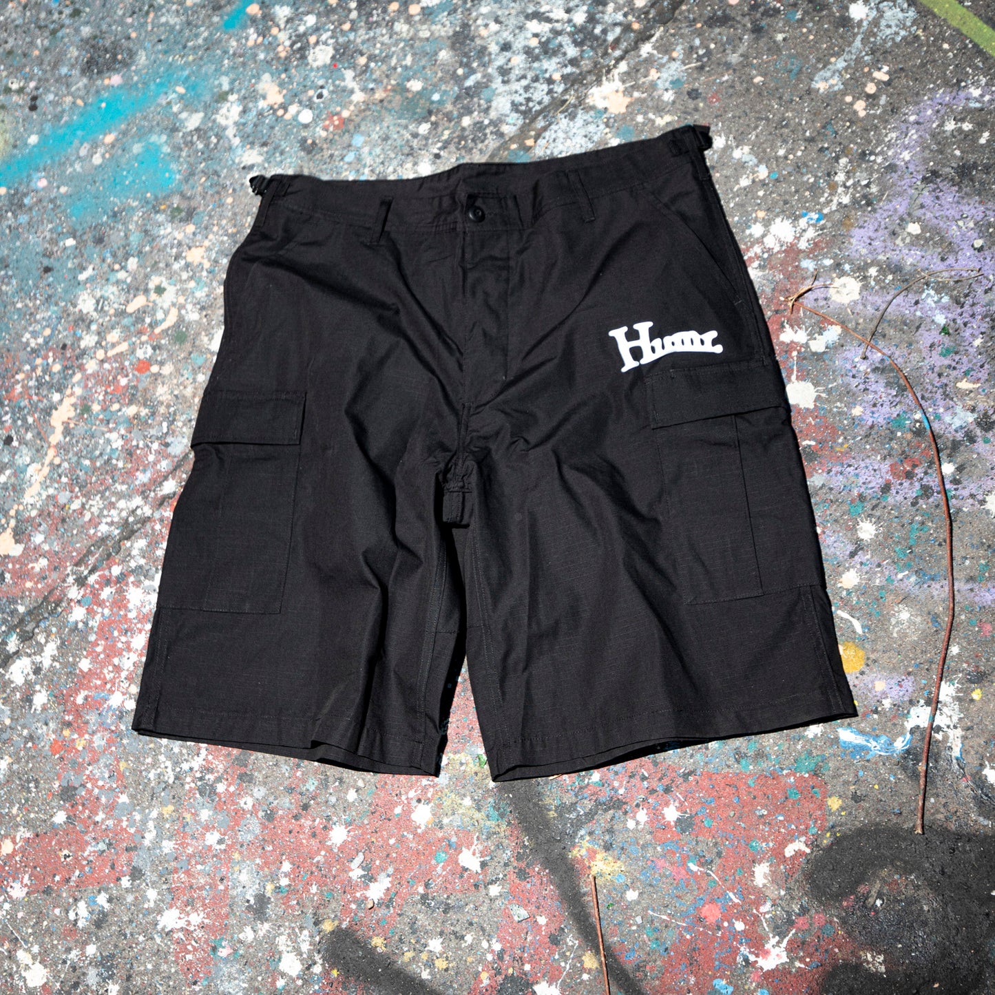 Cargo Shorts 2.5 Black Ripstop