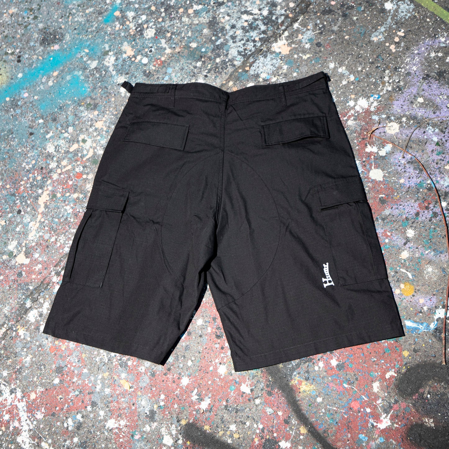 Cargo Shorts 2.5 Black Ripstop