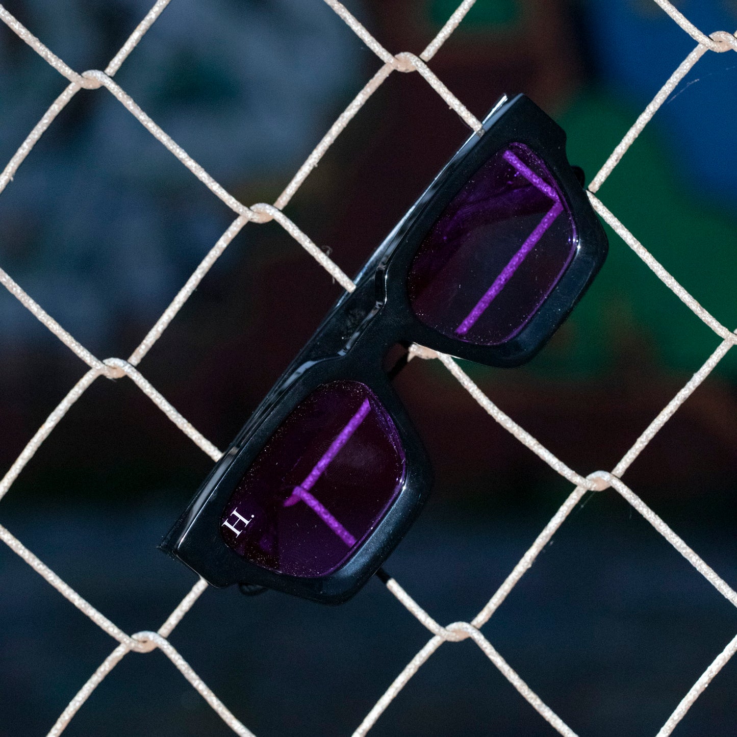 "District 821" Sunglasses Purple